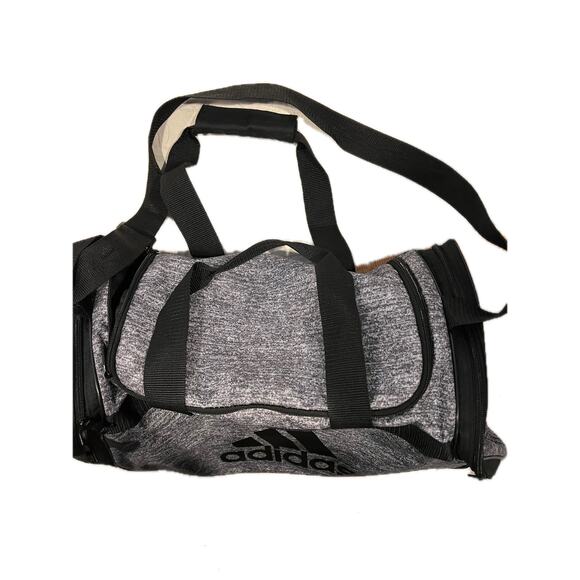 Adidas Defender Medium 20"x12"x10" Blue Black Duffel Bag - Picture 2 of 6